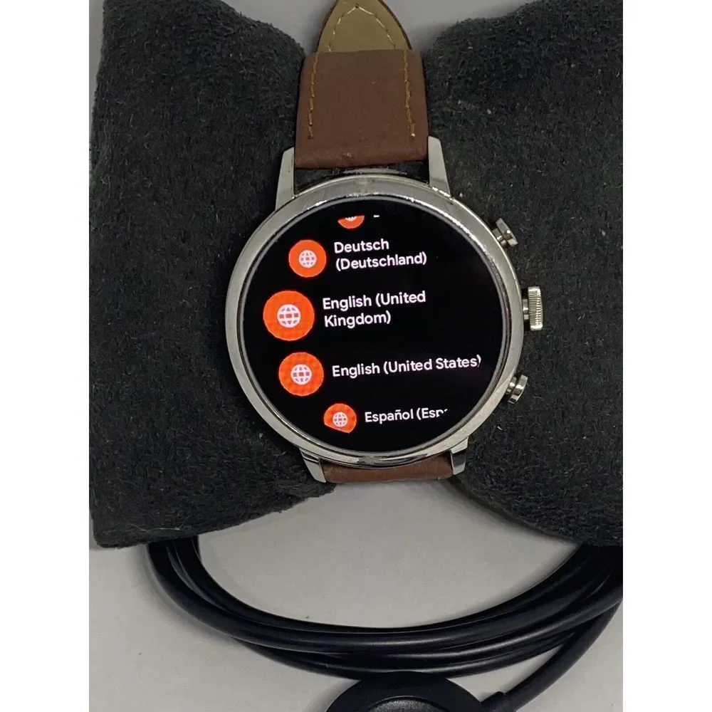 Fossil Gen 4 Authentic Digital Dial Smart Watch Custom Band FTW6017 AB499
